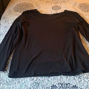 Long sleeve black shirt